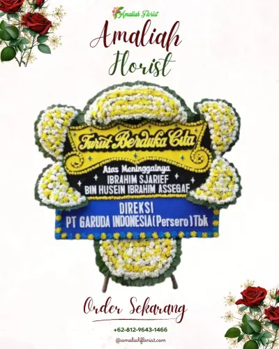 Papan Bunga Duka di Cihaur Geulis